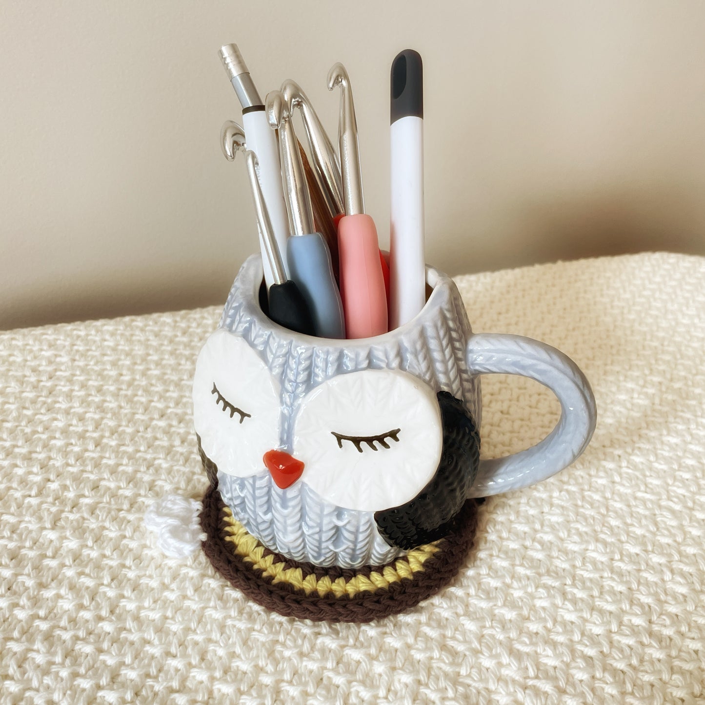 Bee & Sunflower Coasters DIGITAL CROCHET PATTERN
