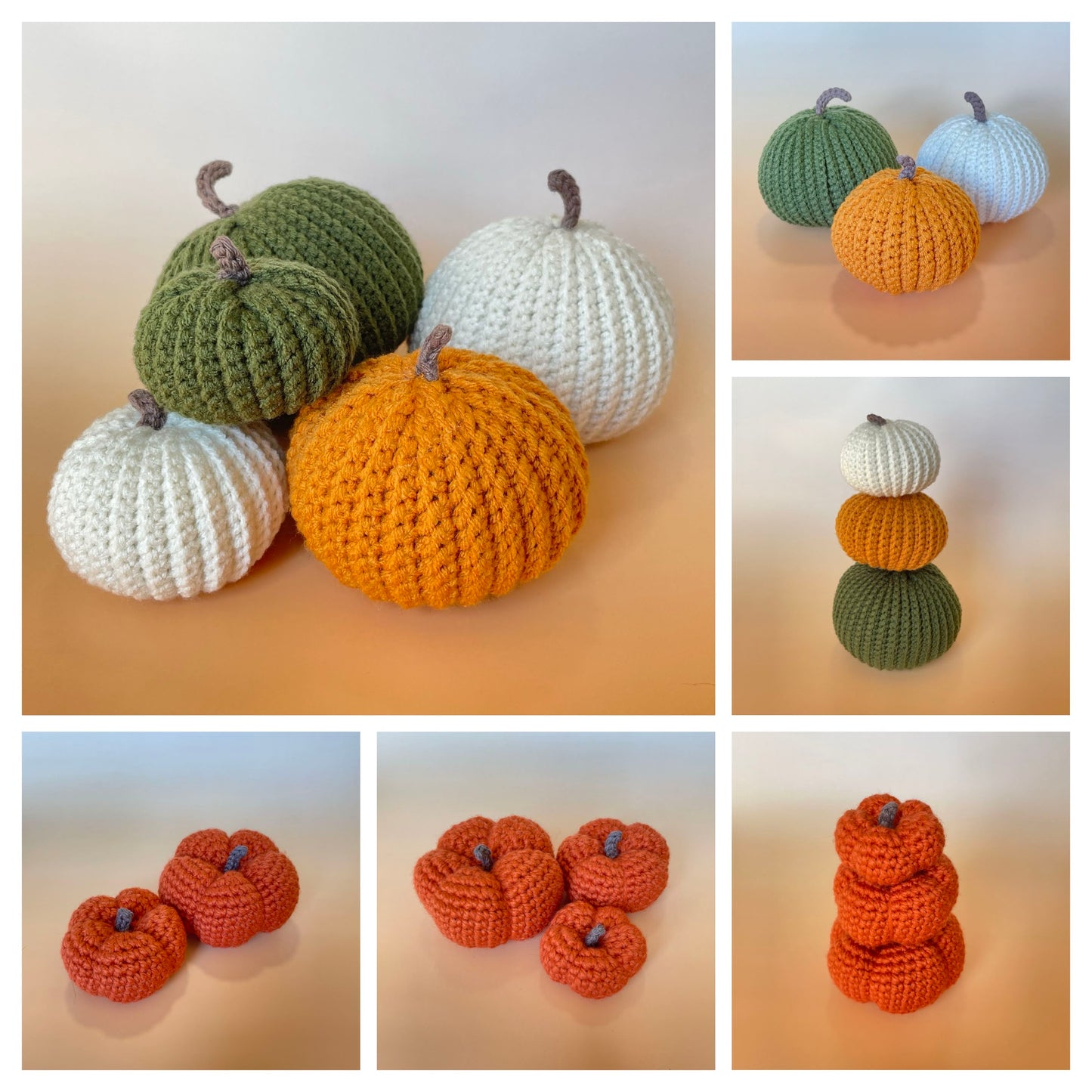 My First Crochet Pumpkins DIGITAL CROCHET PATTERN