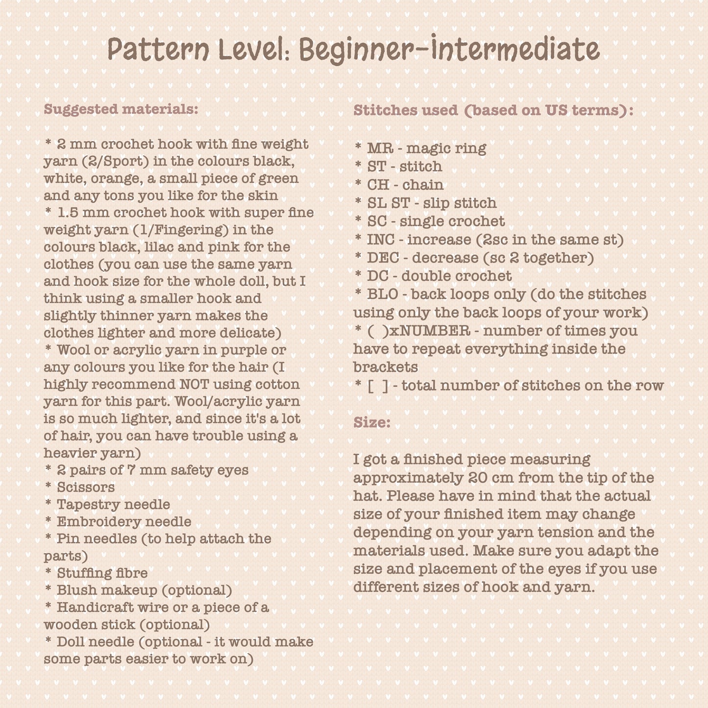 The Witch Sisters DIGITAL CROCHET PATTERN