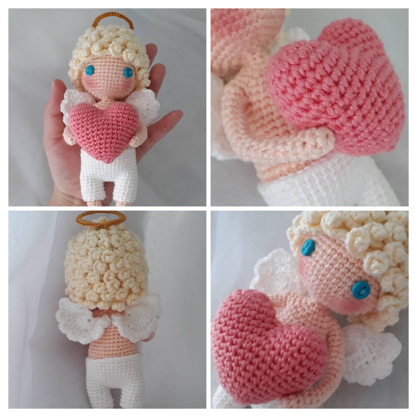 ~ I give you my heart ~ Valentine’s Cupid DIGITAL CROCHET PATTERN