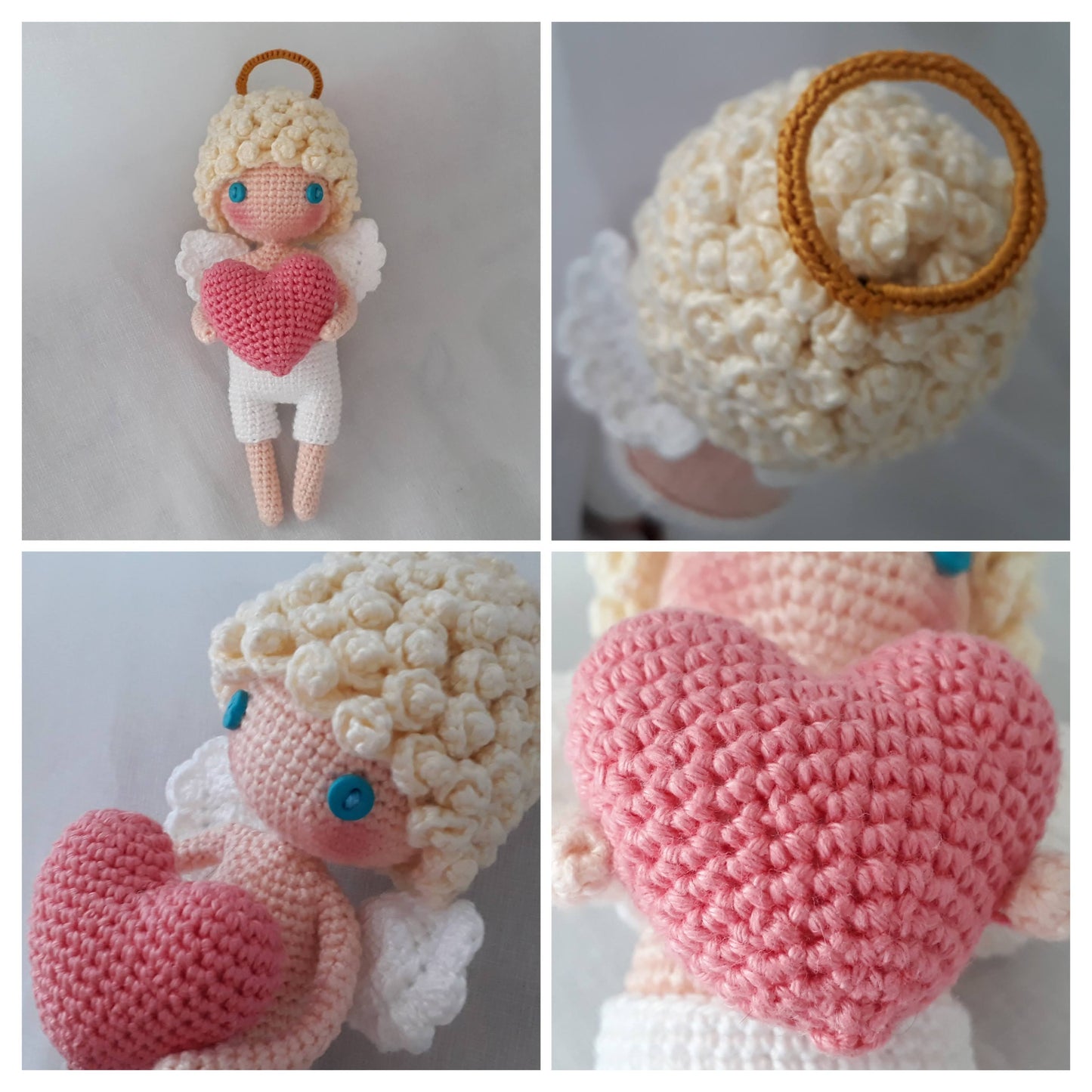 ~ I give you my heart ~ Valentine’s Cupid DIGITAL CROCHET PATTERN