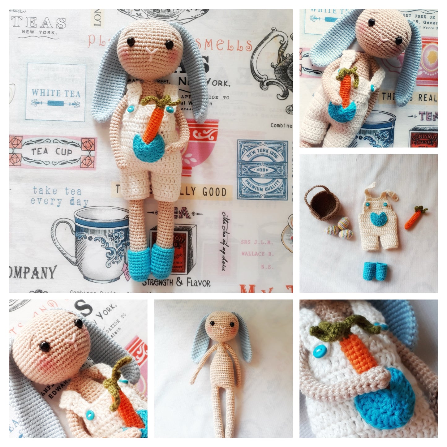 Mr. Rabbit and the Easter Eggs DIGITAL CROCHET PATTERN