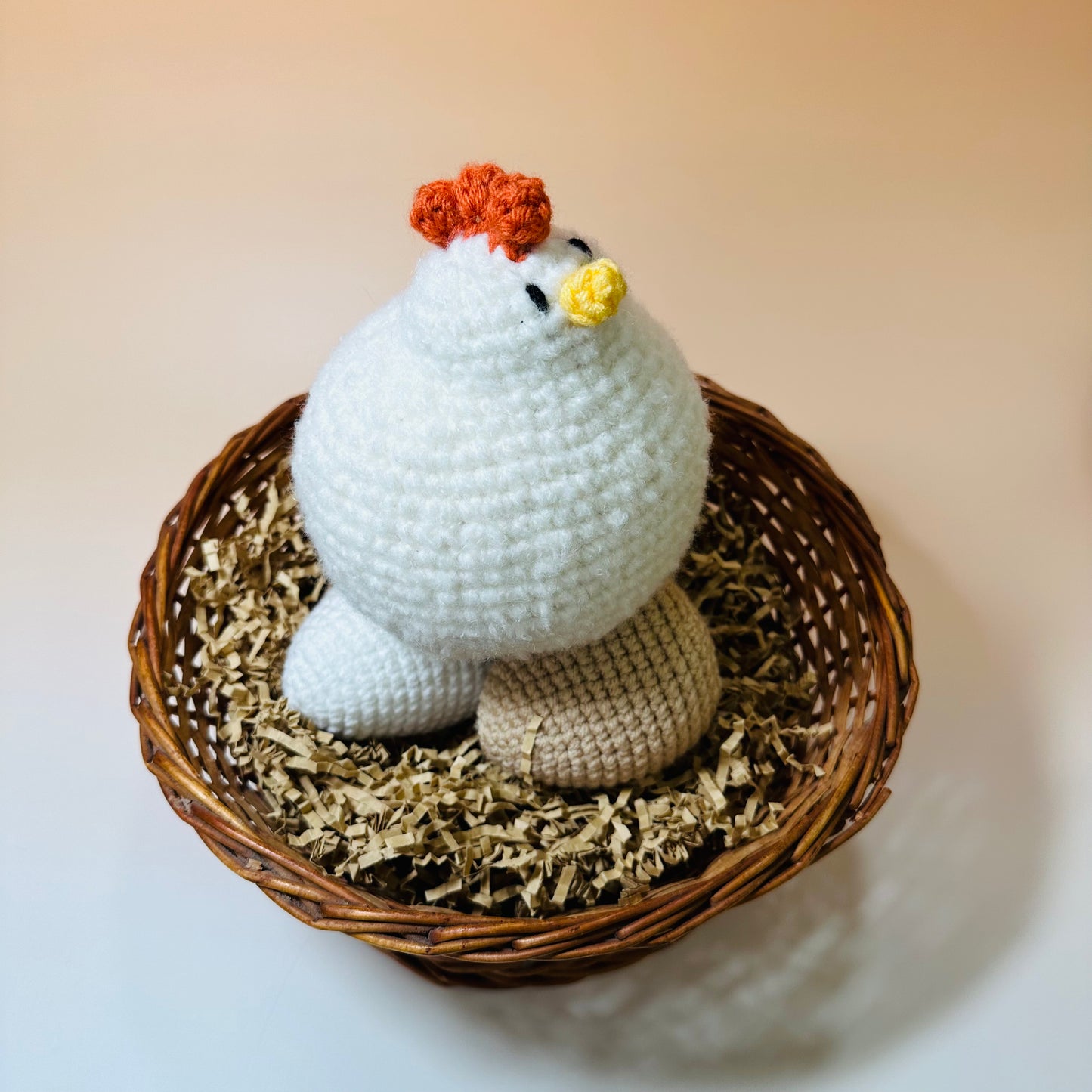 Stardew Valley-inspired Chickens CROCHET PLUSHIES
