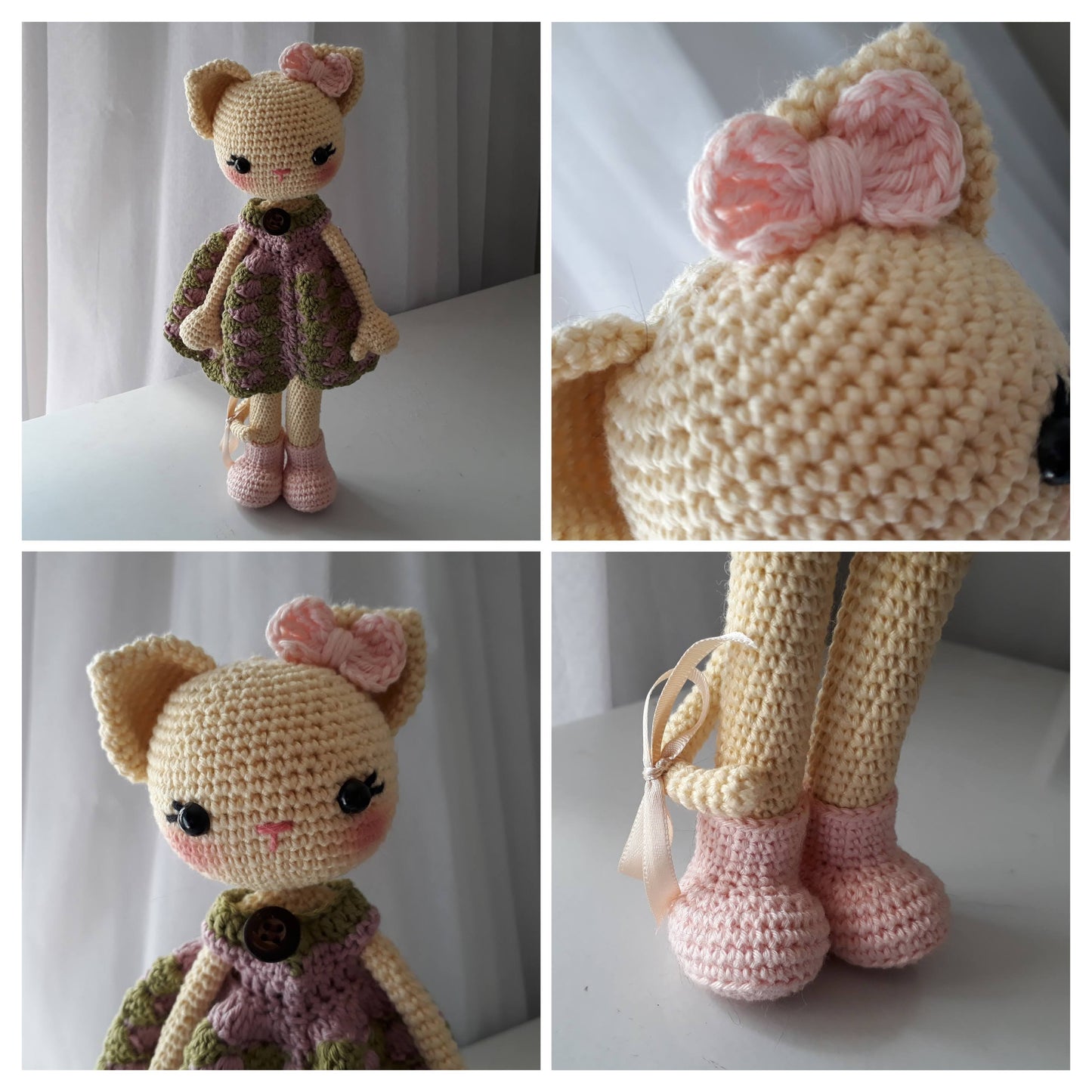 Kitty Couple ~Lady Clementine & Lord Jack~ DIGITAL CROCHET PATTERN