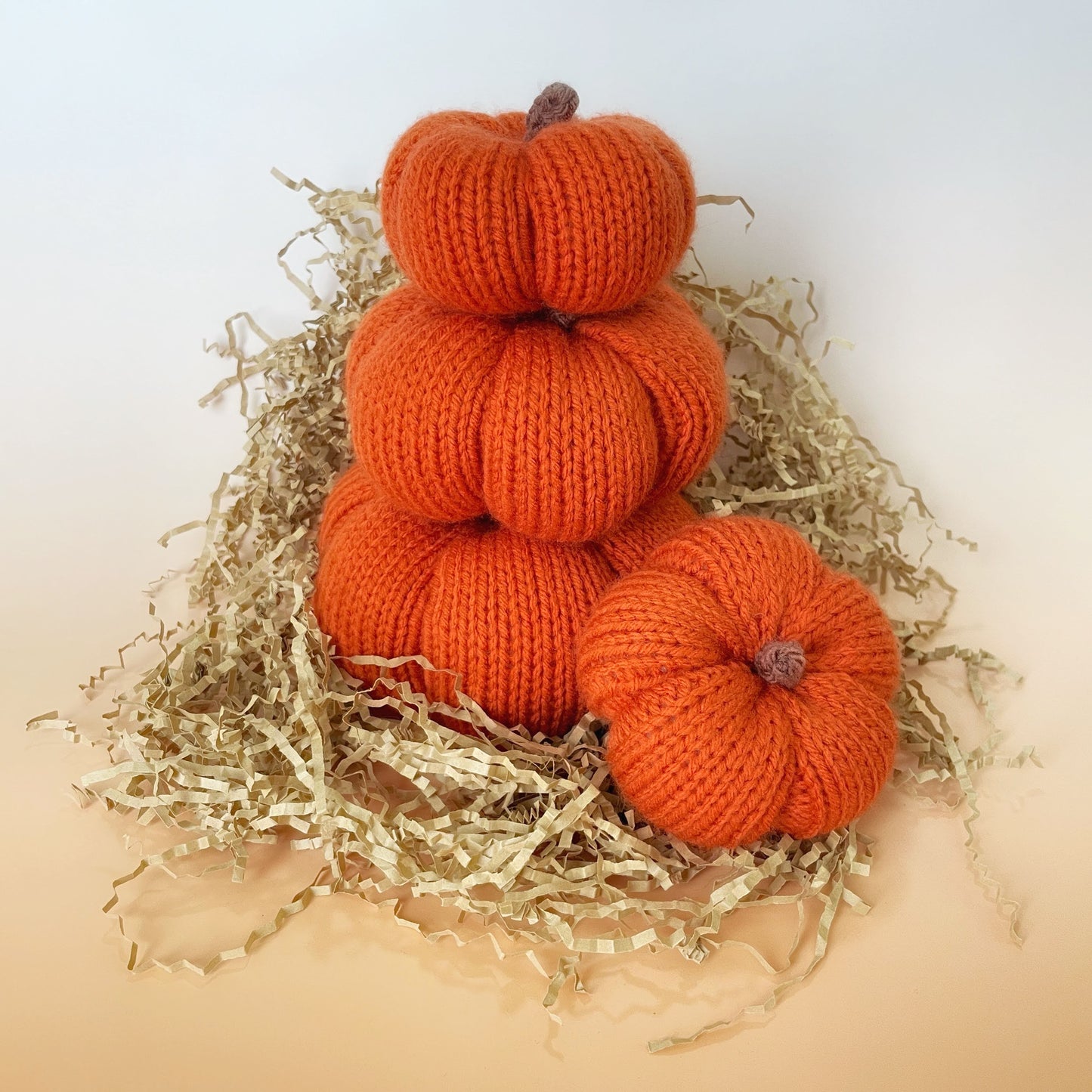 My First Knitted Pumpkins DIGITAL KNITTING PATTERN